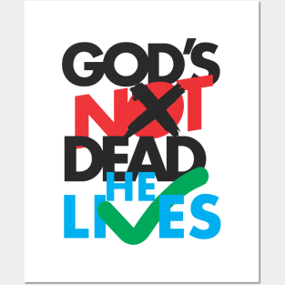 God's not dead he lives Posters and Art